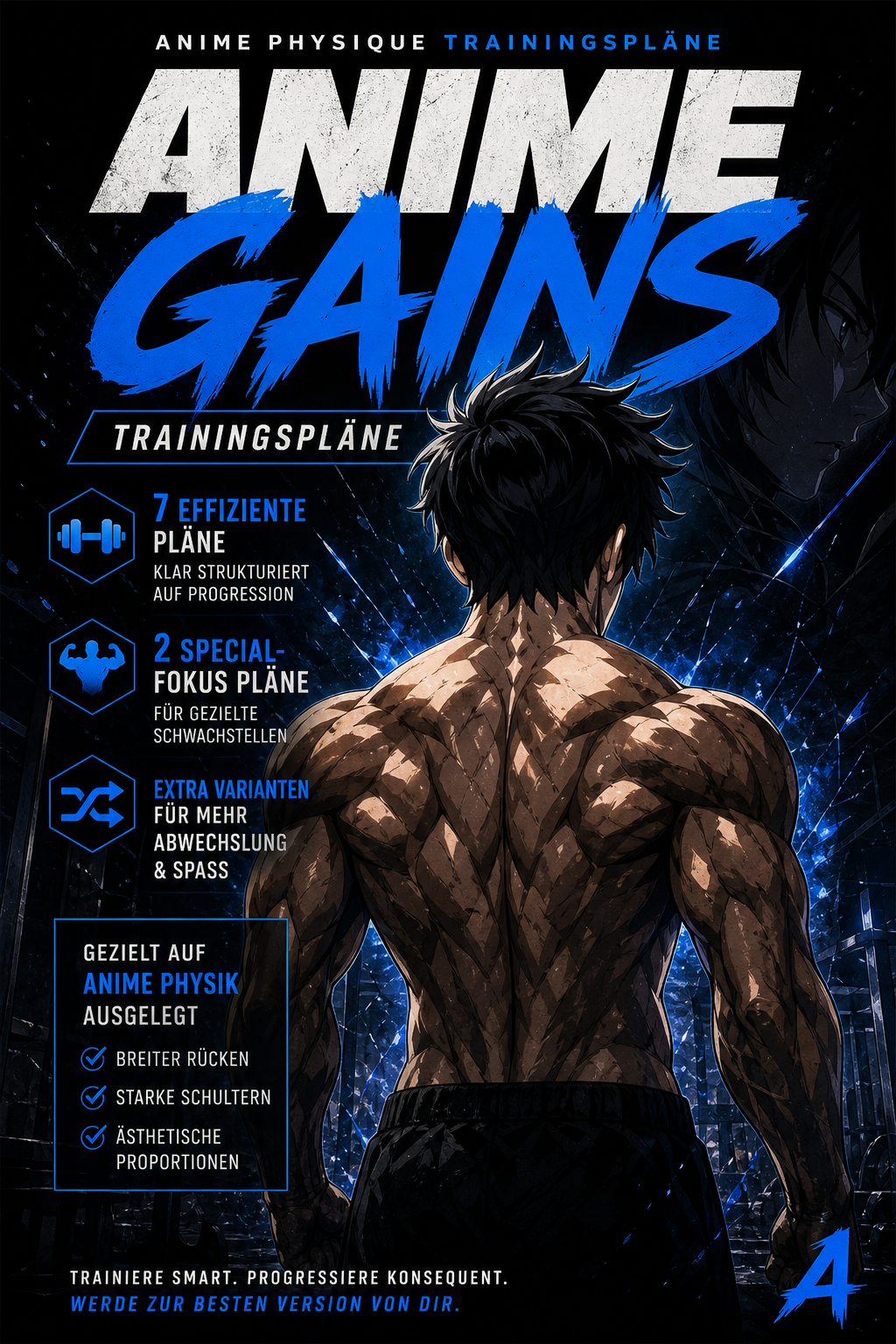 ANIME GAINS Trainingspläne — Cover